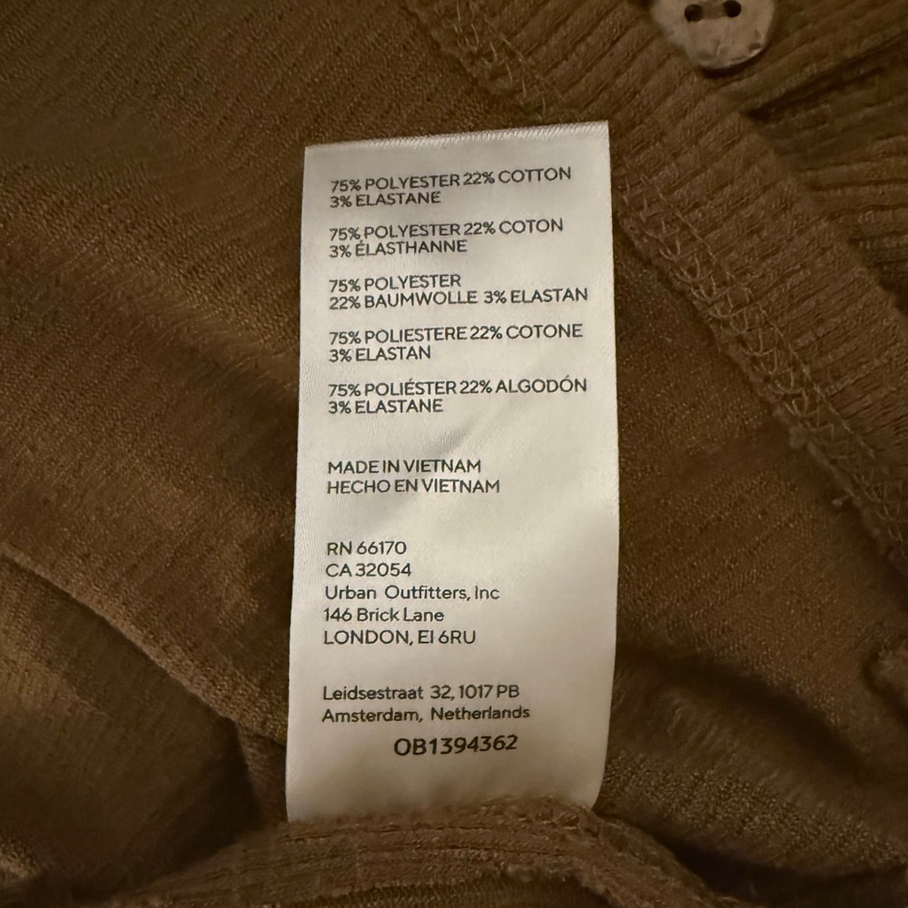 Free People We The Free Gia Cardigan/Dress in Warm Tobacco - Picture 11 of 11